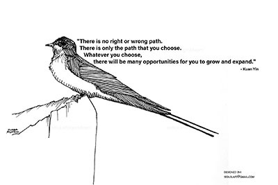 drawing of a bird